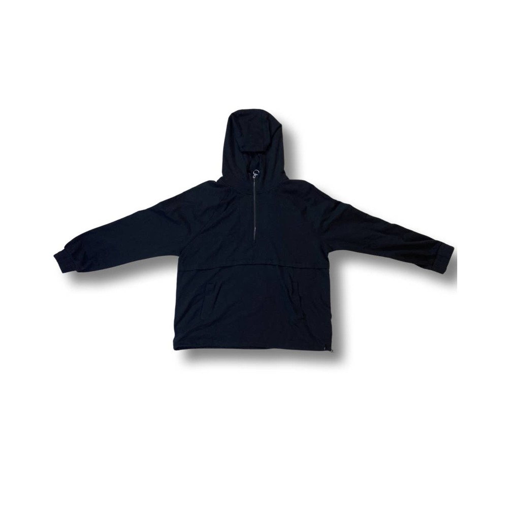 NWT Calvin Klein Garment Dyed 1/2 Zip in Black XXL